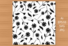 Flowers. 6 Seamless patterns. Product Image 3