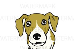 Cute Dogs D Color - SVG/JPG/PNG Hand Drawing Product Image 1