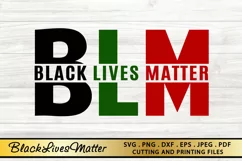 Black Lives Matter SVG PNG EPS DXF for Cutting and Printing Product Image 2