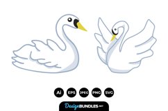 Swan Clipart Product Image 1