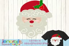 Santa Claus Svg, Christmas Santa Face Svg, Christmas Svg Product Image 2