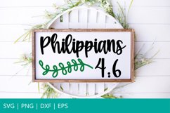 Philippians 46 SVG, Christian SVG, Glowforge SVG, Bible SVG Product Image 1