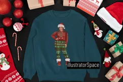 Christmas girl clipart, Plus size girl clipart, Xmas Product Image 4
