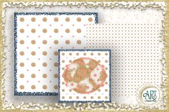 18 Digital Papers - Camping Party Clip art design , Glamping Product Image 5