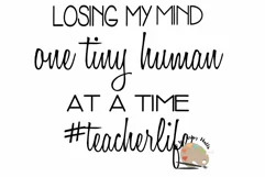 funny teacher svg, #teacherlife, tiny humans teacher shirt Product Image 2