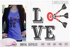 I love darts, darts board, Dart game, dart quote, bulls eye Product Image 2