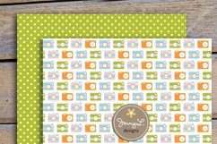 Chic Camera Digital Papers and Clipart SET Product Image 3