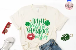 Irish kisses and shamrock wishes - St. Patrick's Day SVG EPS Product Image 2