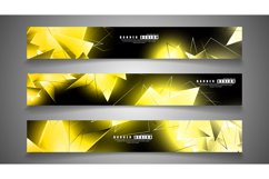 banner collection. abstract background with luminous Product Image 1