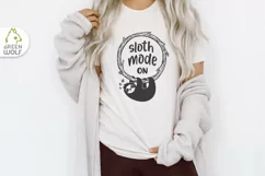 Funny svg Sloth svg Funny t shirt designs svg Baby designs Product Image 3