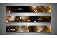 banner collection. abstract background with luminous Product Image 1