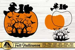 Pumpkin SVG Halloween Pumpkin SVG PNG EPS DXF Thanksgiving Product Image 2