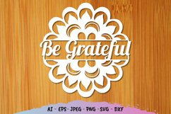 Be Grateful SVG Product Image 1