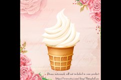 100 Ice Cream Clip Arts, Birthday Party, Kid Scrapbook Product Image 5