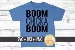 Boom Chicka Boom - Toddler SVG PNG DXF Cut Files Product Image 1