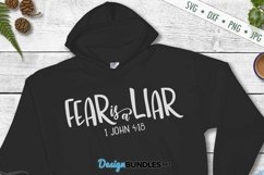 Fear Is A Liar SVG | Christian SVG Product Image 1