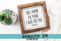 Jeremiah 29 SVG Product Image 2