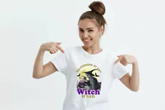 witch at Night png. mom for halloween png, t-shirt design Product Image 2