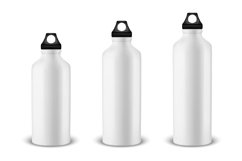 Water bottle. Vector set. Product Image 1