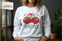 I Love You From My Head ToMaToes| Valentine Sublimation Png Product Image 2