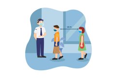 Social Distancing Illustrations Product Image 1