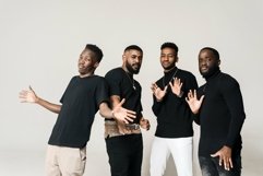 Black multi-ethnic men are outraged Product Image 1