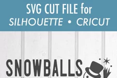 Snowballs For Sale - Winter - Christmas SVG DXF Product Image 3