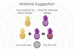 Pineapple Earrings SVG | Laser cut file | Tropical earrings Product Image 9