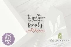 Together We Make a Family SVG Files, Blended Family SVG Product Image 3