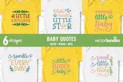 Baby children quotes bundle svg Product Image 1