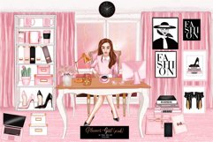 Planner Girl Clipart Boss Girl Fashion Girl Clipart Product Image 1