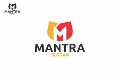 M Letter Lotus Logo Product Image 1