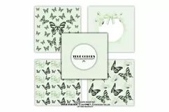 Mint Green Dreams Baby Paper Pack Fashion Illustration Product Image 2