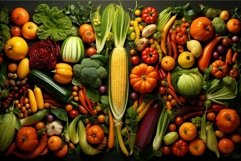 Abundant harvest colorful vegetable assortment Product Image 1