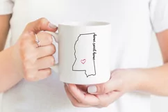 Mississippi Home Sweet Home SVG | State Pride SVG Product Image 3