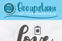 Love my job Dietitian svg- a Dietitian SVG file for crafters Product Image 2