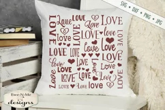 Lots of Love Valentine Subway SVG DXF Cut File Product Image 1