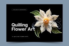 Quilling Flowers Arts Product Image 3