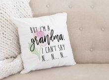 Sublimation Art - Funny grandma quote with watercolor flower Product Image 3