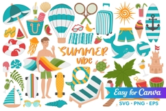 Summer Vibe Clipart Set Product Image 1