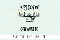 Family Name Sign - Welcome To The NAME Campsite Product Image 2