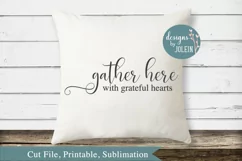 Gather Here SVG, png, eps, sublimation, printable Product Image 2
