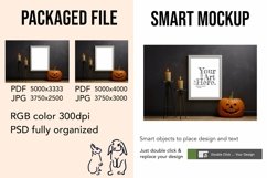 Wooden Frame Smart Mockup PSD &amp; JPG Template Graphic Product Image 2