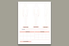Fashion Sketchbook Man Rose Product Image 2