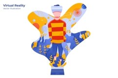 Virtual Reality - Vector Illustration Product Image 1