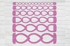 Assorted bracelet shapes template dxf svg png ai files Product Image 1