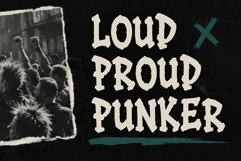 Father Punker | Bold Punk Display Font Product Image 7