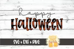 Happy Halloween - Buffalo Plaid SVG PNG DXF Cut Files Product Image 2
