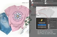 realistic bella canvas 3001 t shirt mockup PSD Template Product Image 3