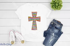 Cross Sublimation png, Religious png, Easter png Product Image 2